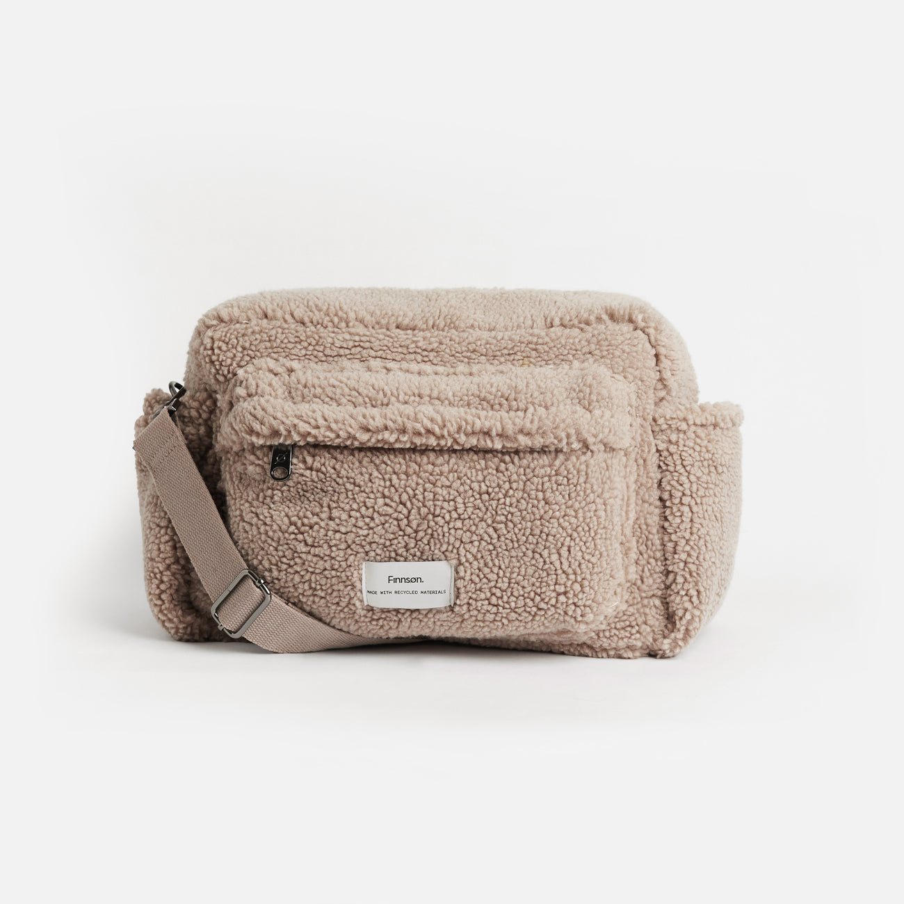 Freya Borg Eco Oversized Stroller Organiser + Buggy Clips (Beige)